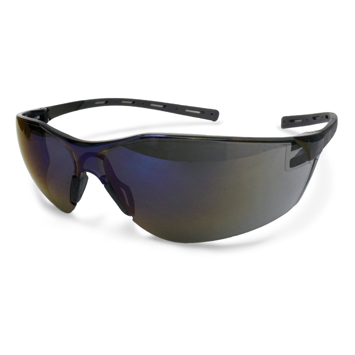 Radians TEC1 - Tecona® Safety Eyewear - Amber Frame - Amber Lens - Blue Mirror / Blue Mirror