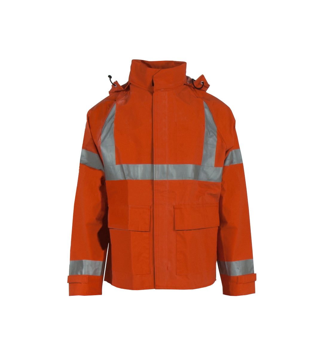 Neese 207AJ - Petro Arc Jacket with Attached Hood - Orange