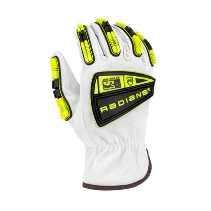 Radians RWG86 KAMORI® Goatskin Leather HPPE Lined A6 Cut Protection Glove with TPR