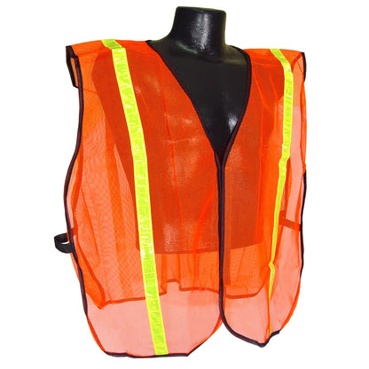 Radians SV1 - Non Rated Mesh Safety Vest with 1" Tape - Hi-Vis Orange