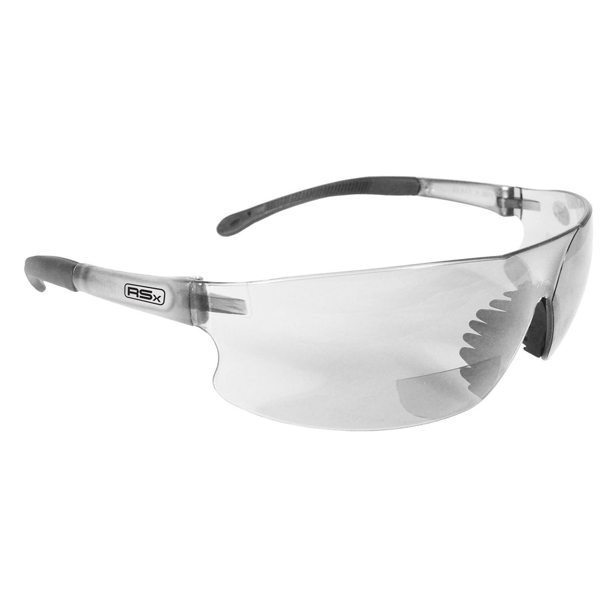 Radians RS-MAG - Rad-Sequel RSx™ Magnifier Safety Eyewear - Clear Frame - Clear Lens - 1.0 Diopter - Clear / Clear