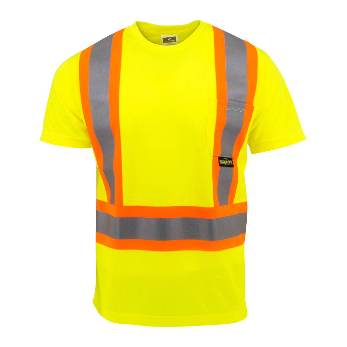 Radians ST11X-2 - ST11X Class 2 Short Sleeve Safety T-Shirt X-Back - Hi Vis Green - additional view