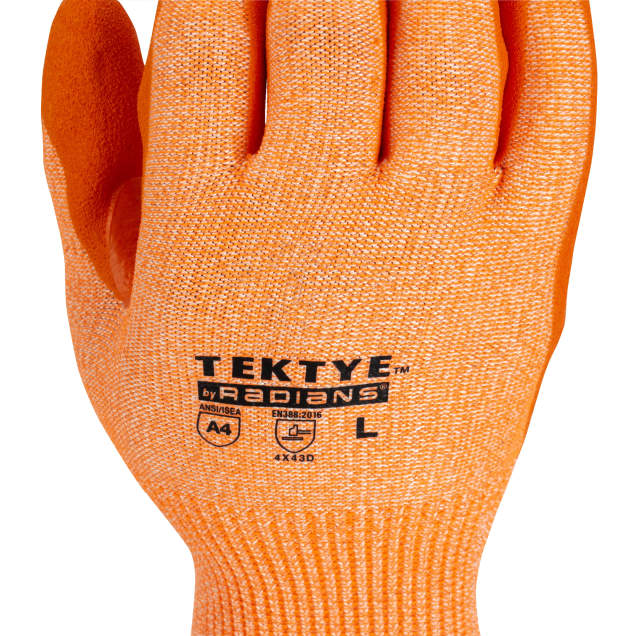 Radians RWG703 TEKTYE® Hi-Vis A4 Cut Protection Glove