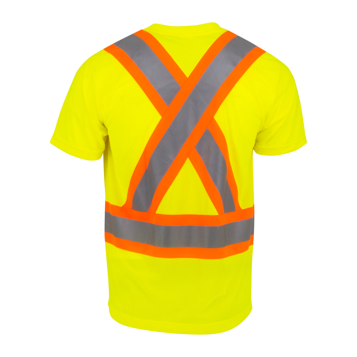 Radians ST11X-2 - ST11X Class 2 Short Sleeve Safety T-Shirt X-Back - Hi Vis Green - additional view