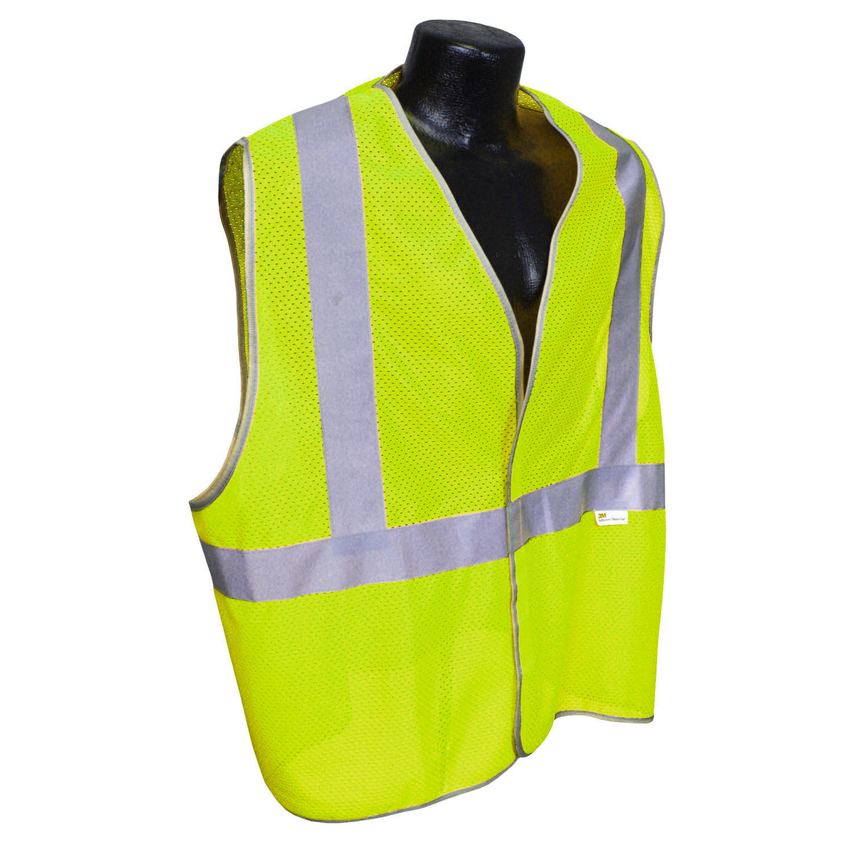 Radwear USA 5ANSI-PC - Class 2 Type R Safety Vest - 3.5oz Poly Mesh - Hi-Vis Green