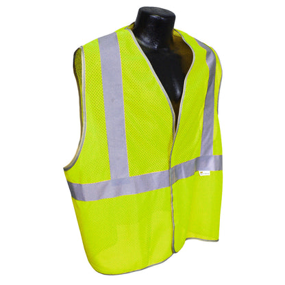 Radwear USA 5ANSI-PC - Class 2 Type R Safety Vest - 3.5oz Poly Mesh - Hi-Vis Green