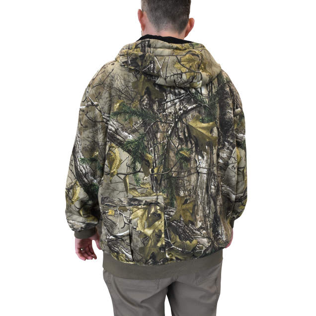 DEWALT Men's Heated REALTREE EDGE® Camouflage Hoodie Sweatshirt Kitted