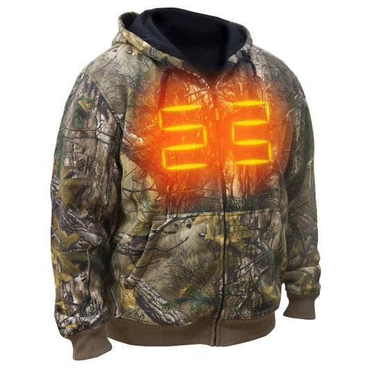 DEWALT Men's Heated REALTREE EDGE® Camouflage Hoodie Sweatshirt Kitted