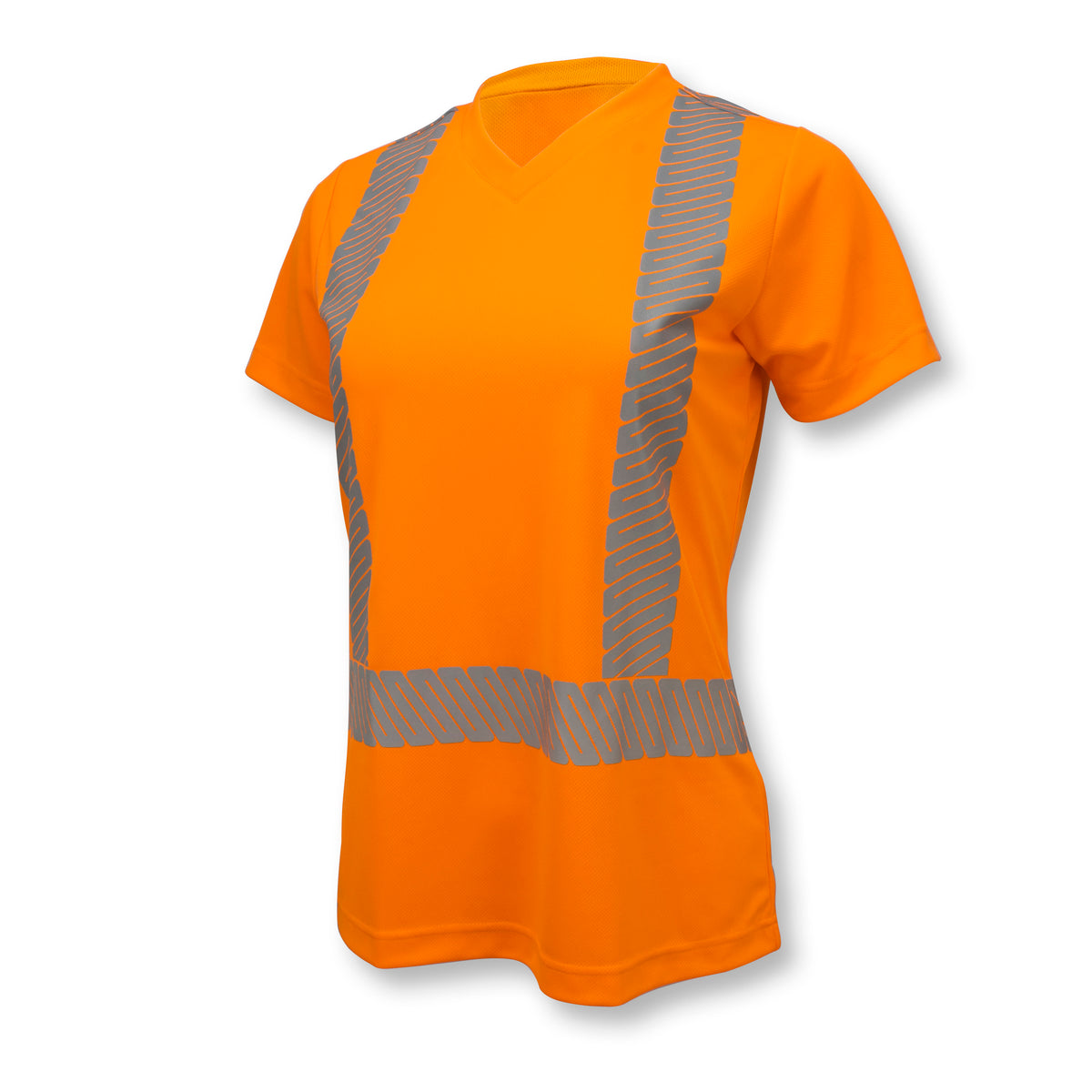 Radians ST11W-2 - ST11 Class 2 High Visibility Women's Safety T-Shirt with Max-Dri™ - Hi-Vis Orange