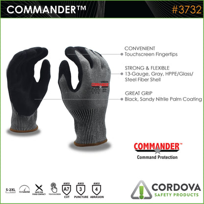 Cordova Commander™ Gray, 13-gauge HPPE/glass/ #3732 - 3732XS image 5