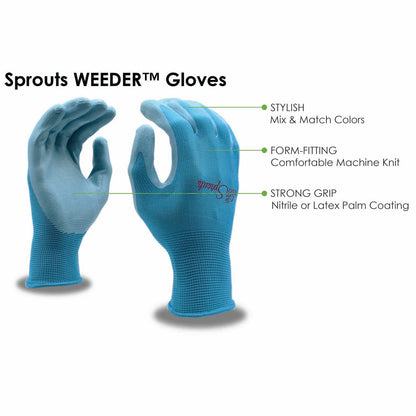 Cordova Nitrile Coated Machine Knit, 13g Turquoi #BL68242 image 3