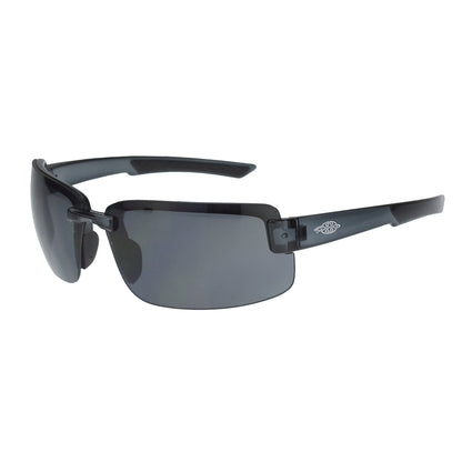 Crossfire ES6 - Premium Safety Eyewear - Crystal Black / Smoke
