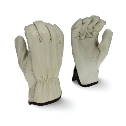 Radians RWG4122 - Economy Grain Cowhide Keystone Thumb Leather Driver - Beige