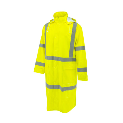 Radians RW08C - Class 3 Self-Extinguishing Raincoat - Lime - Lime
