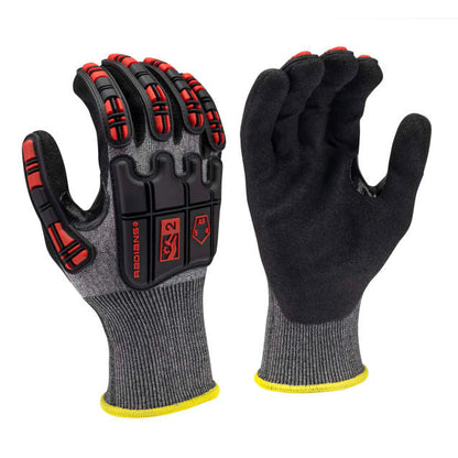 Radians RWG590 HPPE/Nickel Gold Shell A9 Cut Level Foam Nitrile Palm Dip