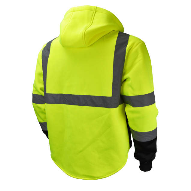 Radians SJ32-3 Color Blocked Sweatshirt with Removable Hood