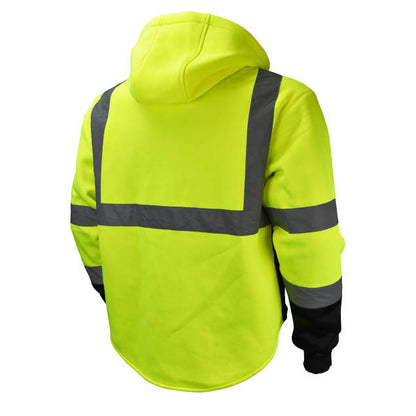 Radians SJ32-3 Color Blocked Sweatshirt with Removable Hood