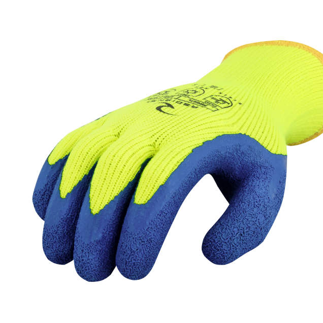 Radians RWG27 Cut Protection Level A3 Dipped Winter Gripper Glove