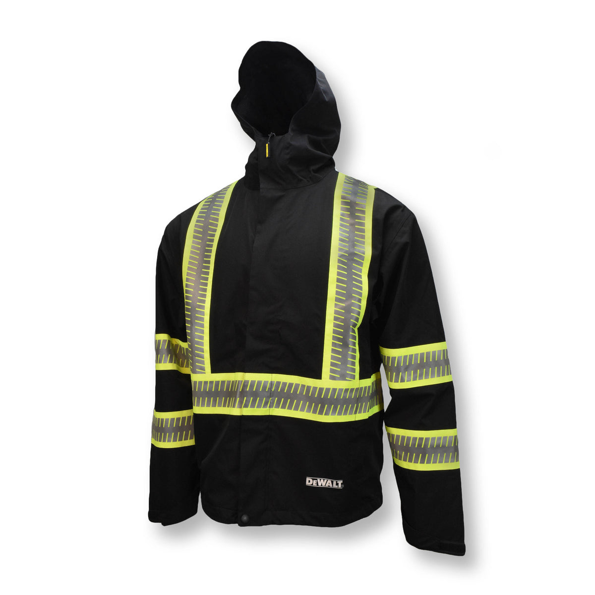 DEWALT DRW11-1 - DRW11 Waterproof Lightweight Packable Wind and Rain Jacket - Black