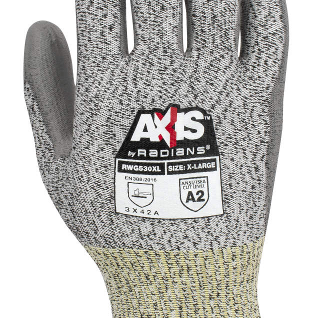 Radians RWG530 AXIS™ Cut Protection Level A2 Work Glove