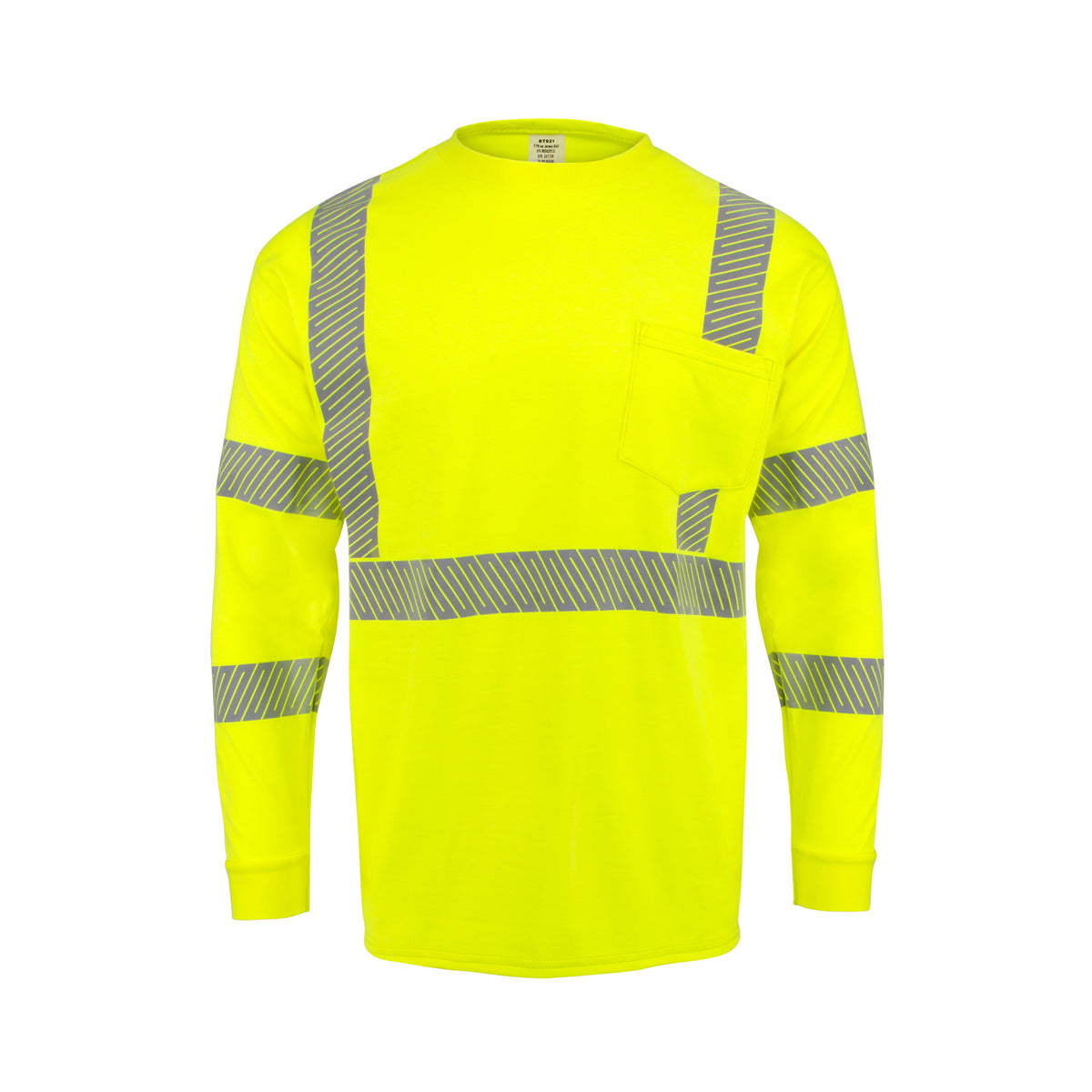 Radians ST921 - Men's Long Sleeve FR T-shirt with Class 3 Segmented Reflective Tape - additional view