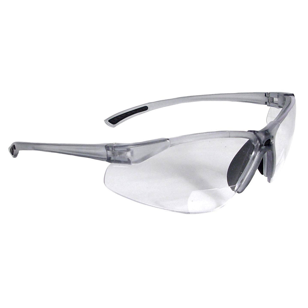 Radians C2-MAG - C2™ Magnifier Safety Eyewear - Smoke Frame - Clear Lens - 1.0 Diopter - Smoke / Clear