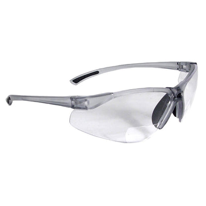 Radians C2-MAG - C2™ Magnifier Safety Eyewear - Smoke Frame - Clear Lens - 1.0 Diopter - Smoke / Clear