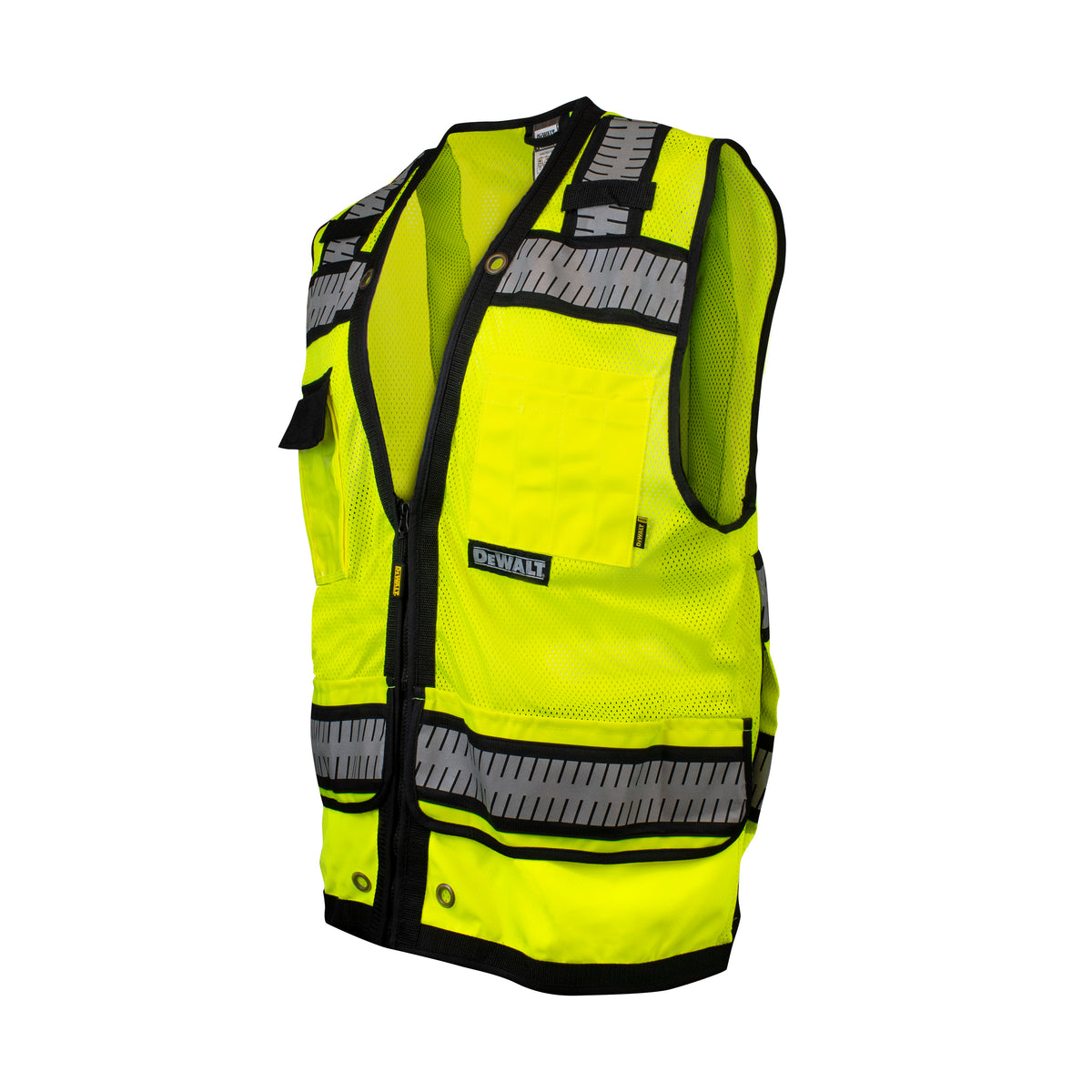 DEWALT DSV521 - Class 2 Heavy Duty Surveyor Vest - Hi-Vis Green