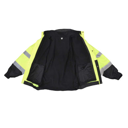 Radians SJ320 3-in-1 Durable Ripstop Bomber Jacket with Color Blocking