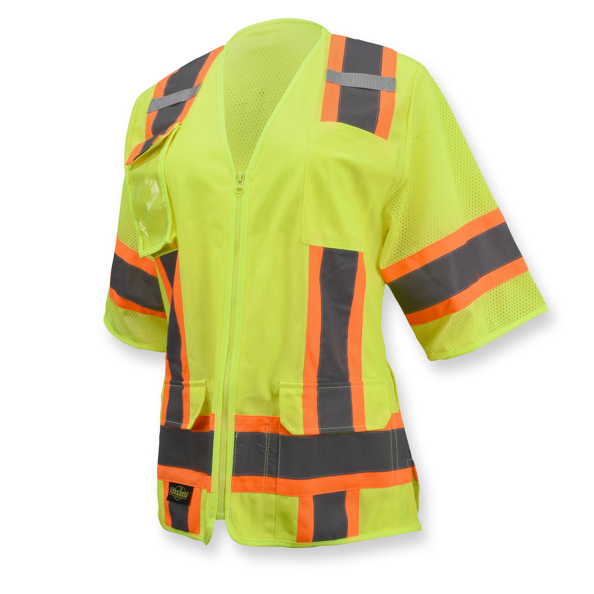 Radians SV63W - Two Tone Surveyor Type R Class 3 Women's Safety Vest - Hi-Vis Green