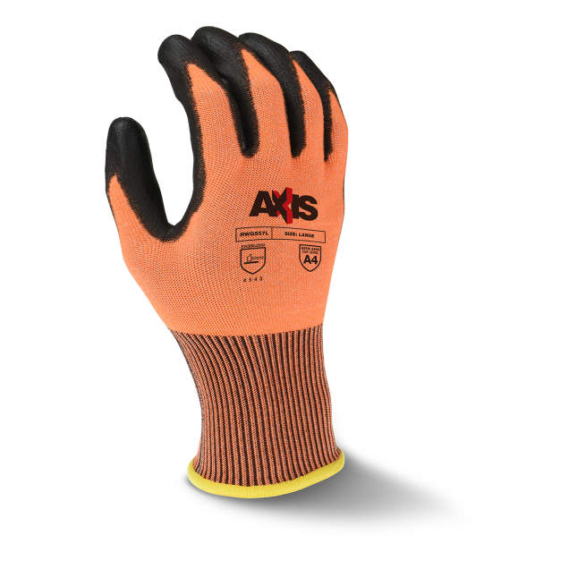 RWG557M Radians RWG557S RWG557 AXIS™ Cut Protection Level A4 High Tenacity Nylon Glove – 13-Gauge, Polyurethane Gloves PPE