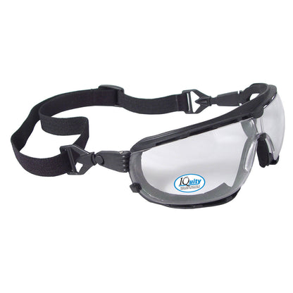 Radians DG-IQ - Dagger™ IQ - IQuity Anti-Fog Foam Lined Safety Goggle - Black / Clear IQ
