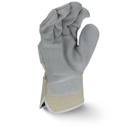Radians RWG3400W - Side Split Gray Cowhide Leather Glove - additional view