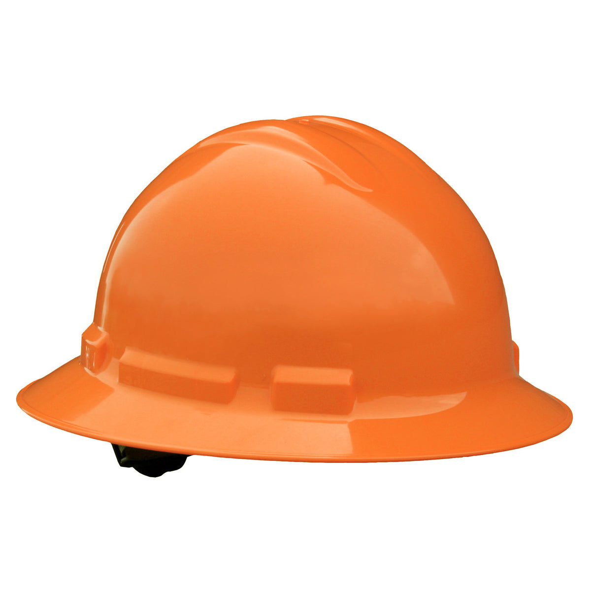 Radians QHR6 - Quartz™ Full Brim 6 Point Ratchet Hard Hat - Dark Gray - Orange