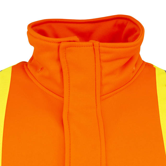 Radians SW01X-2 High Neck Zip Front X-Back Hooded Sweatshirt