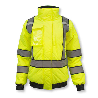 Radians SJ930-3 Women's Class 3 Quilted Bomber Jacket
