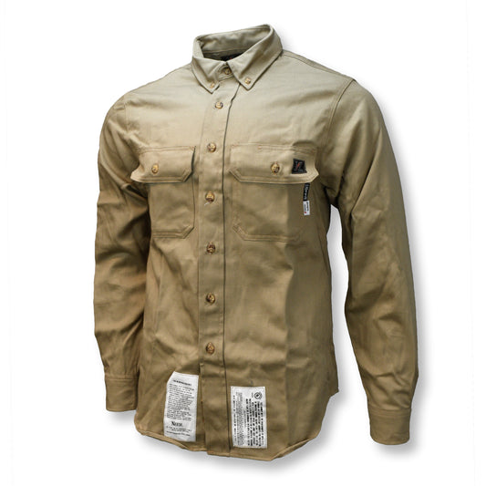 Neese VI7SH - 7 oz Indura® FR Shirt (CAT 2) - Khaki - Khaki