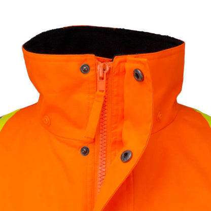 Radians SJ11QX-3 Class 3 X-Back Quilted Bomber Jacket with Hood
