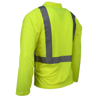Radians ST22 Class 2 High Visibility Safety Long Sleeve Polo