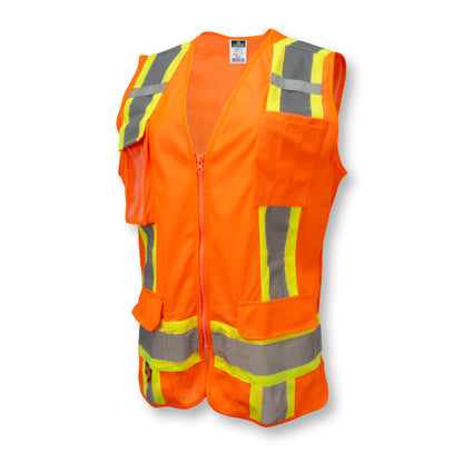 Radians SV6W - Two Tone Surveyor Type R Class 2 Women's Safety Vest - Hi-Vis Orange