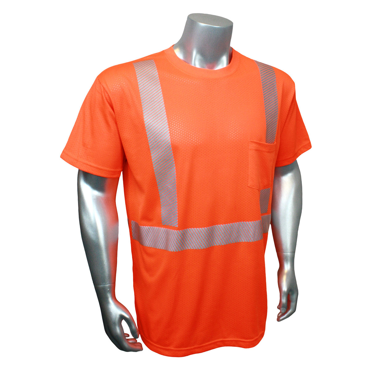 Radwear USA XTS-AR - Original Breezelight™ II Class 2 Short Sleeve Safety T-Shirt - Hi-Vis Orange