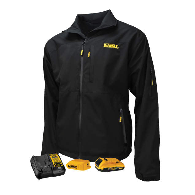 DEWALT Men's Heated Structured Soft Shell Jacket