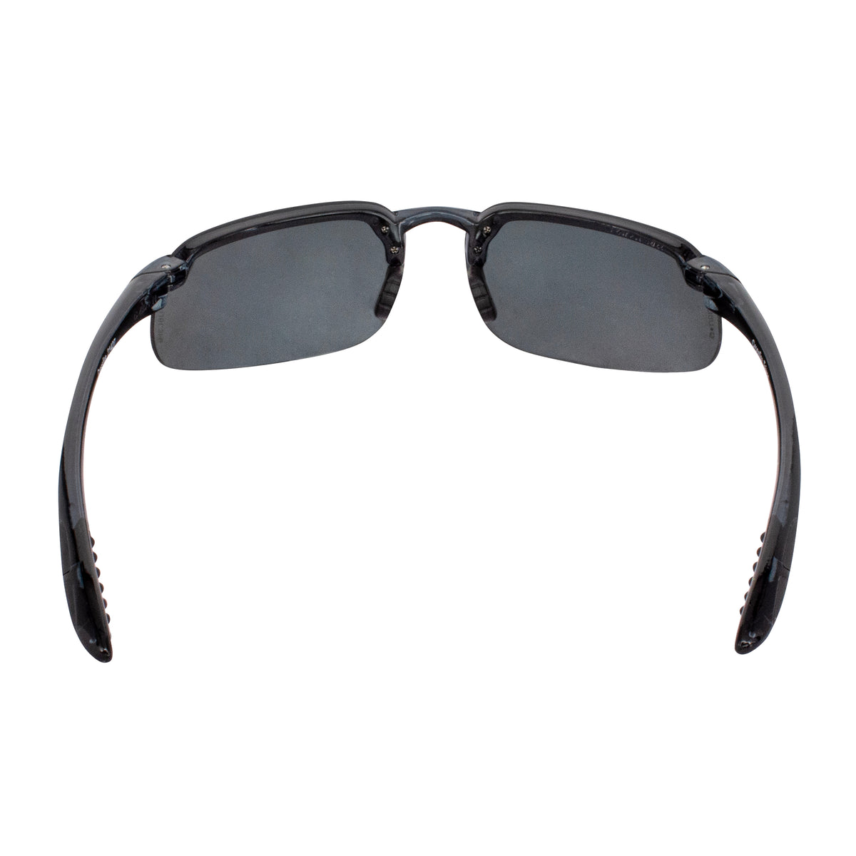 Crossfire ES4 - Premium Safety Eyewear - Crystal Black Frame - Polarized Silver Mirror Lens - additional view