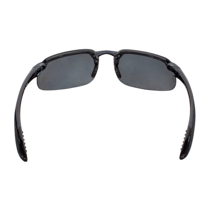 Crossfire ES4 - Premium Safety Eyewear - Crystal Black Frame - Polarized Silver Mirror Lens - additional view